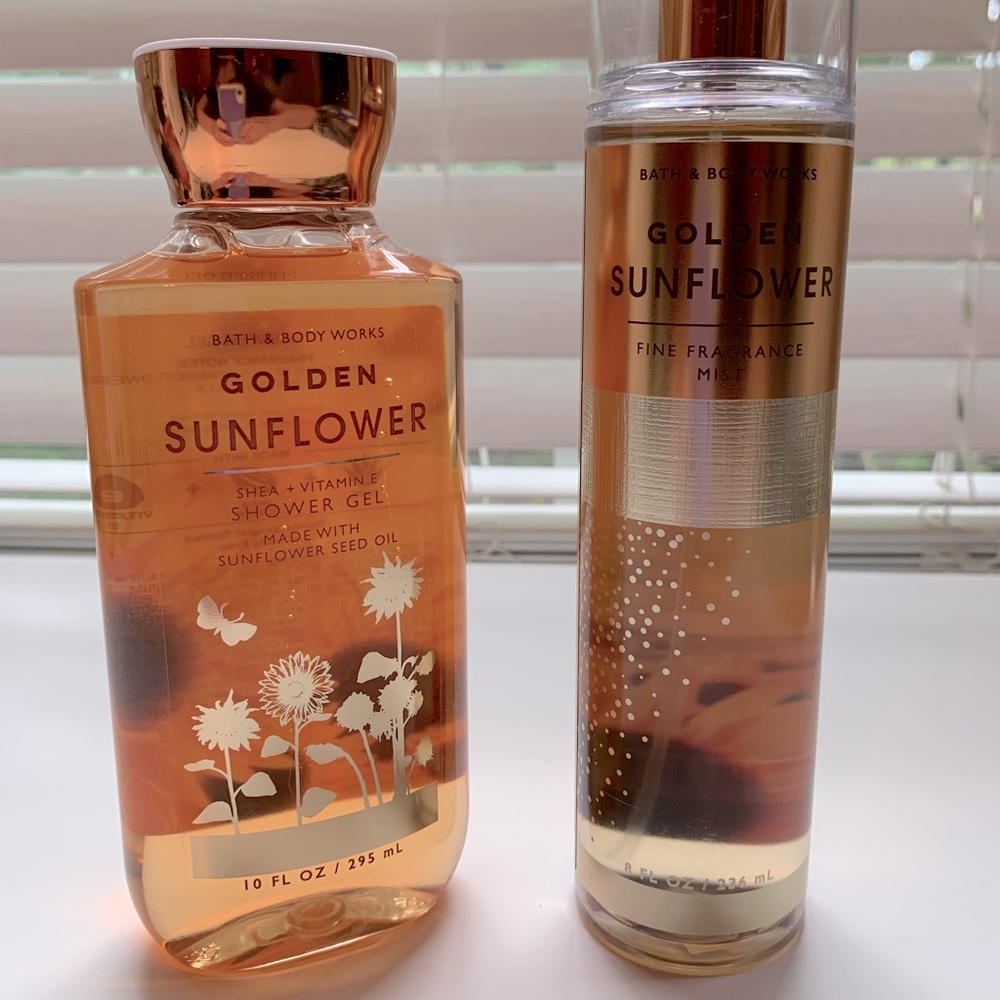 Golden Sunflower Bath and Body Works Soap & Spray